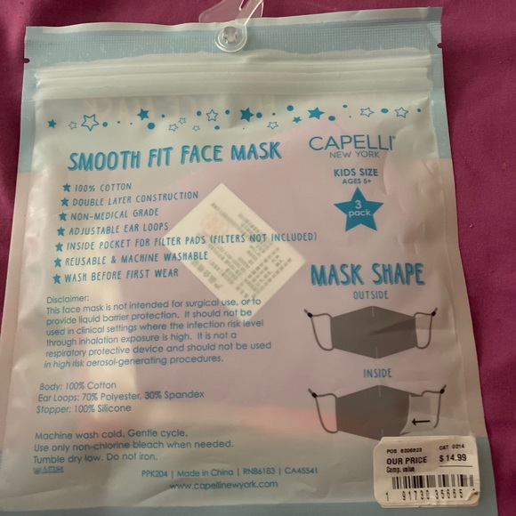 Girls face mask - Picture 5 of 5